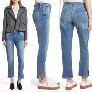 Frame Denim Le Boy Crop Jeans size 24- Zip Ankle